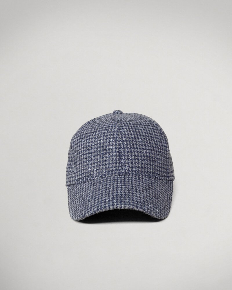 grey textured Hat For men