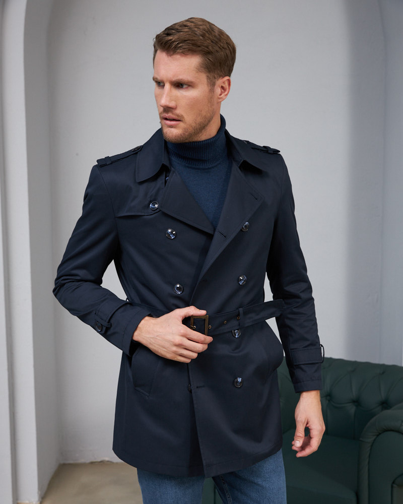 Waterproof Navy Coat