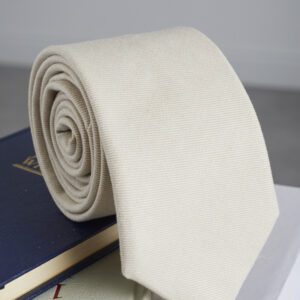 Cotton Beige Tie