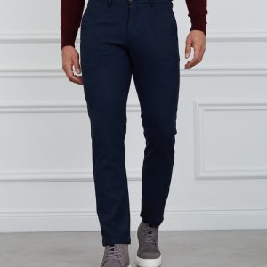 Structured Navy Trouser
