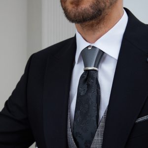 Deep Grey Tie Accessory