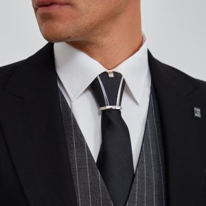 Midnight Black Tie Accessory