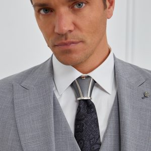 Royal Grey Tie Accessory
