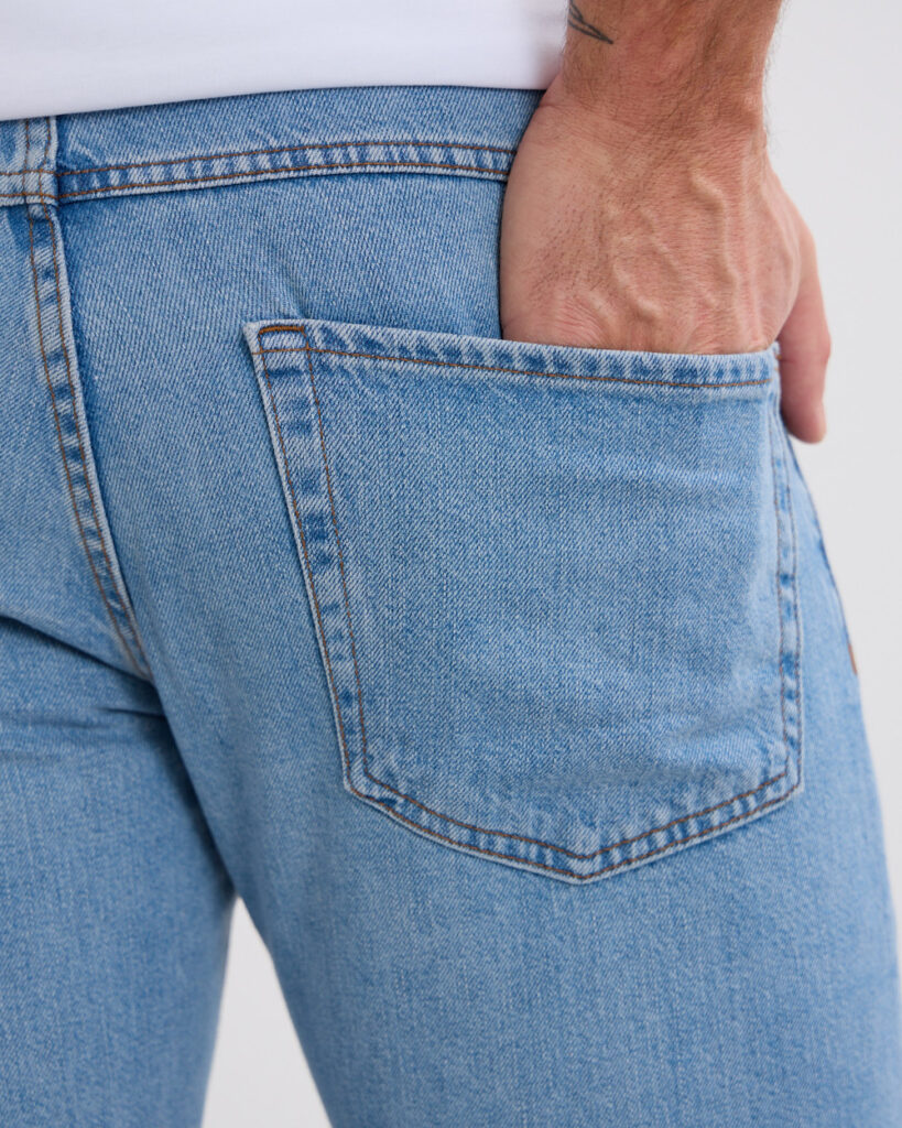 Urban Classics ACID WASH - Pantaloni sportivi - balticblue/blu