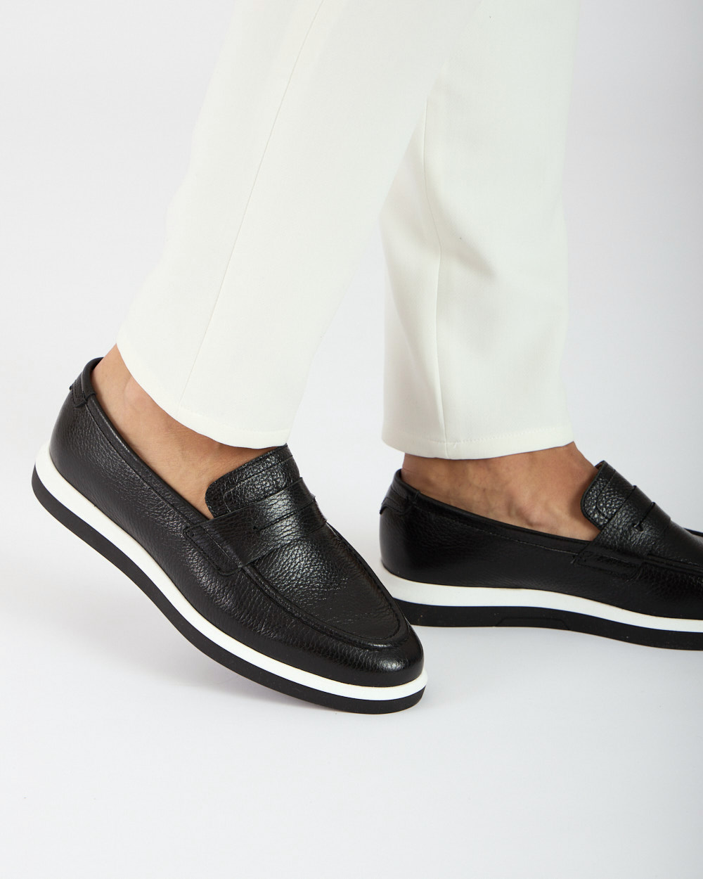 Black Modern Charm Loafers