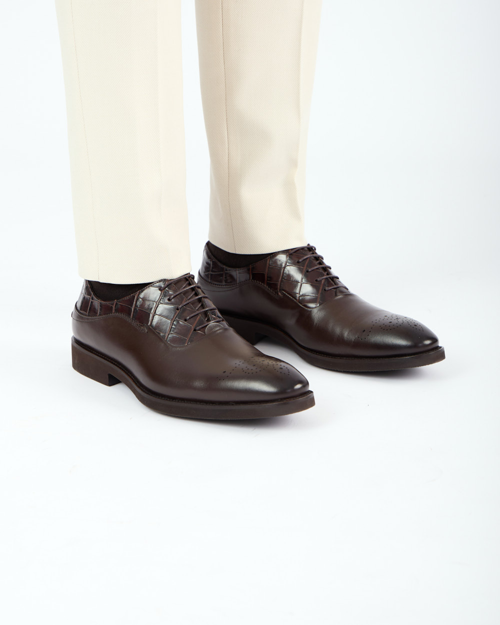 Cute Walk by Babyhug Lace Ups Formal Shoes - Brown