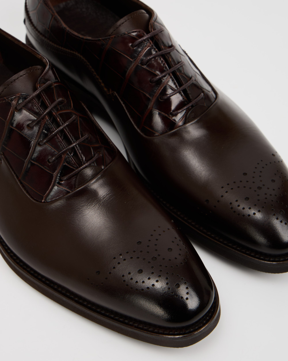 Cute Walk by Babyhug Lace Ups Formal Shoes - Brown main image 1