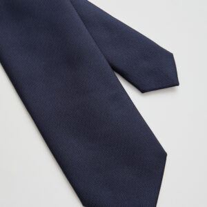 Navy Classic Textured Tie