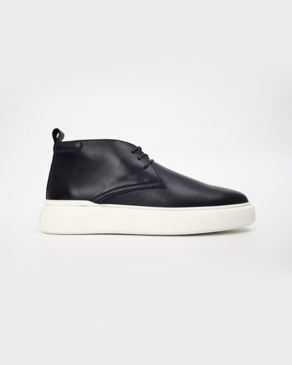 Navy Contemporary Boots