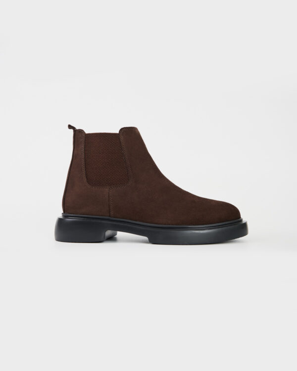 Brown Classic Suede Chelsea Boots