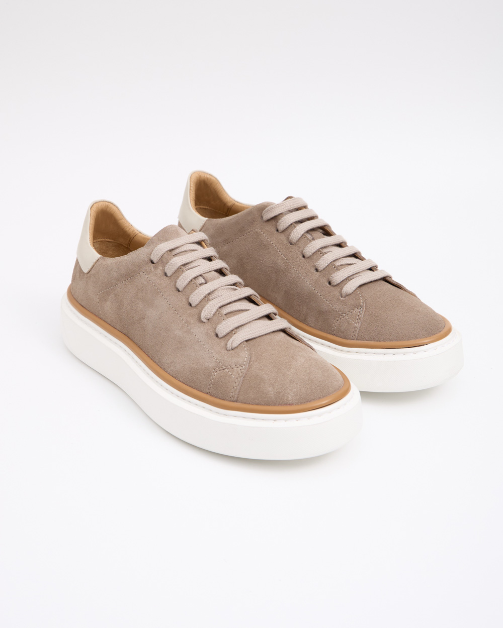 Beige City Stride Sneakers