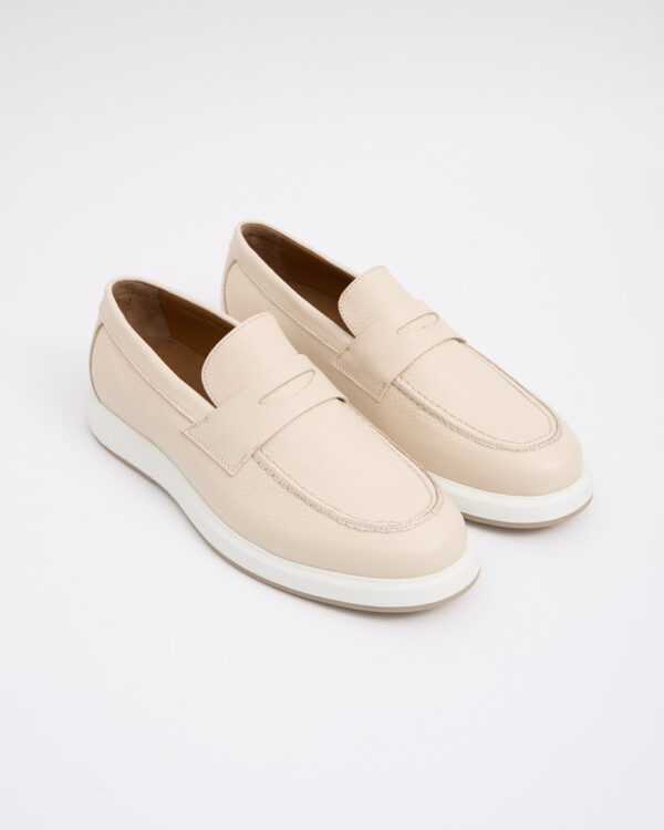 Beige Timeless Charm Loafers