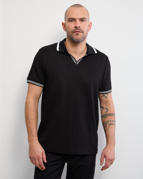 Black Minimal Polo