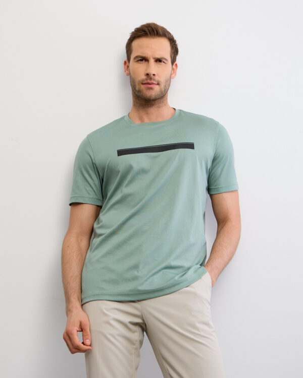 Mint Line Design T-Shirt