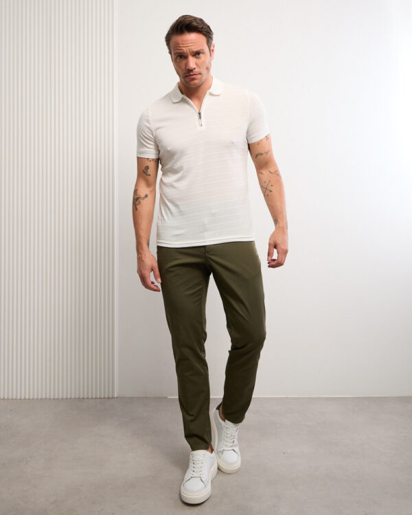Olive Casual Comfort Trousers