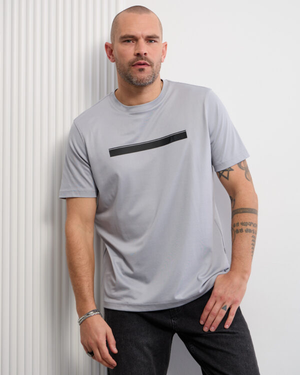 Grey Line Design T-Shirt