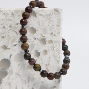 Brown Serene Beaded Bracelet