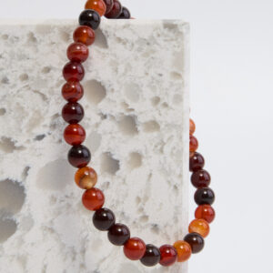 Brick Lava Beaded Bracelet