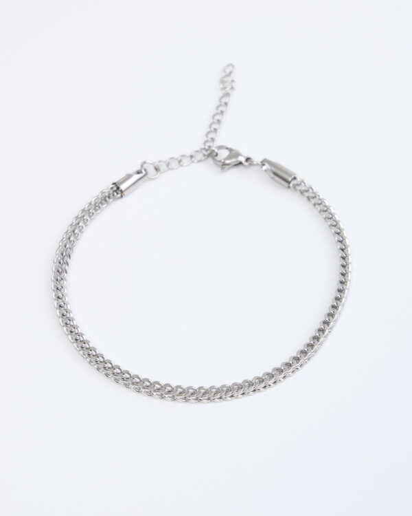 Silver Sharp Chain Bracelet