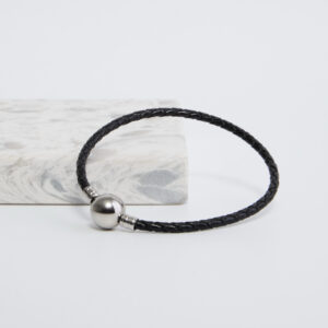Black Globe Metal Bracelet