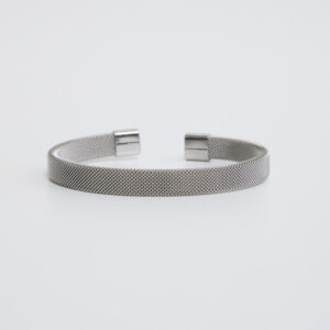 Silver Flat Luxe Cuff Bracelet