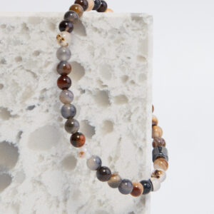 Beige Earth Beaded Bracelet