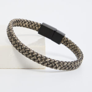 Beige Trail Leather Bracelet