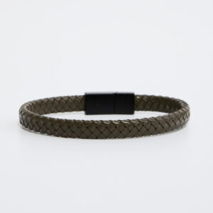 Olive Trail Leather Bracelet