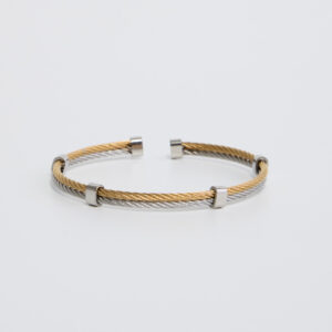 Gold Duo Cuff Bracelet