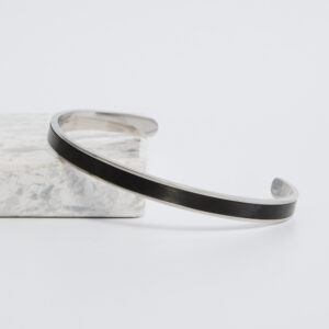 Black Line Cuff Bracelet