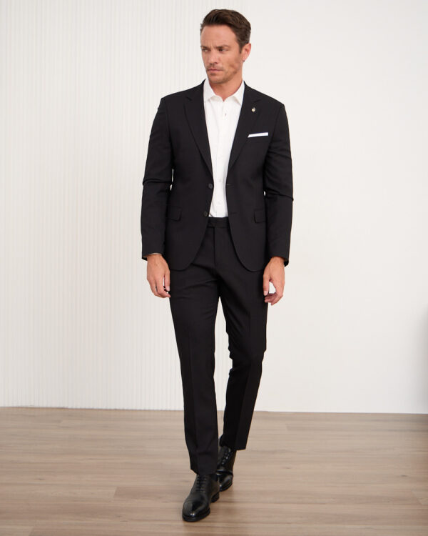 Black Polished Suit