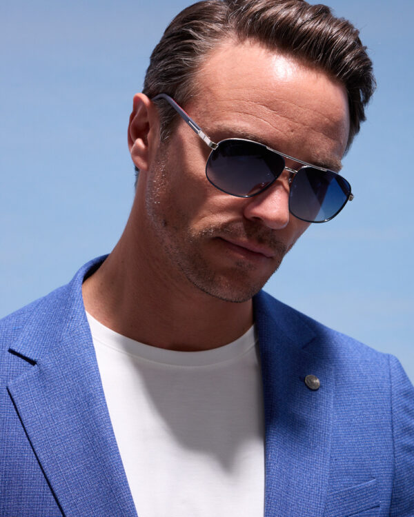 Jonas Navy Aviator Sunglasses