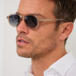 Edgar Mocha Aviator Sunglasses