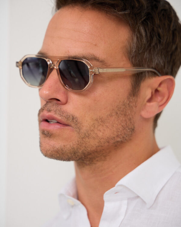 Edgar Mocha Aviator Sunglasses