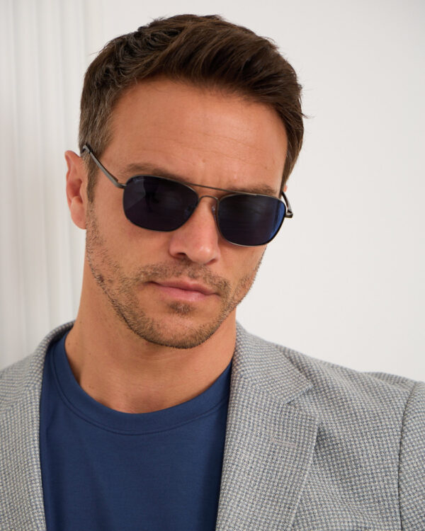 Stanley Silver Aviator Sunglasses