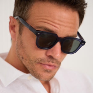Otis Navy Bold Sunglasses