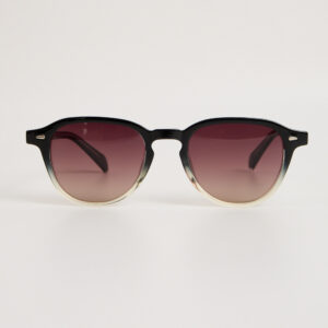 Milton Black Round Sunglasses