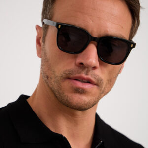 Clyde Black Square Sunglasses