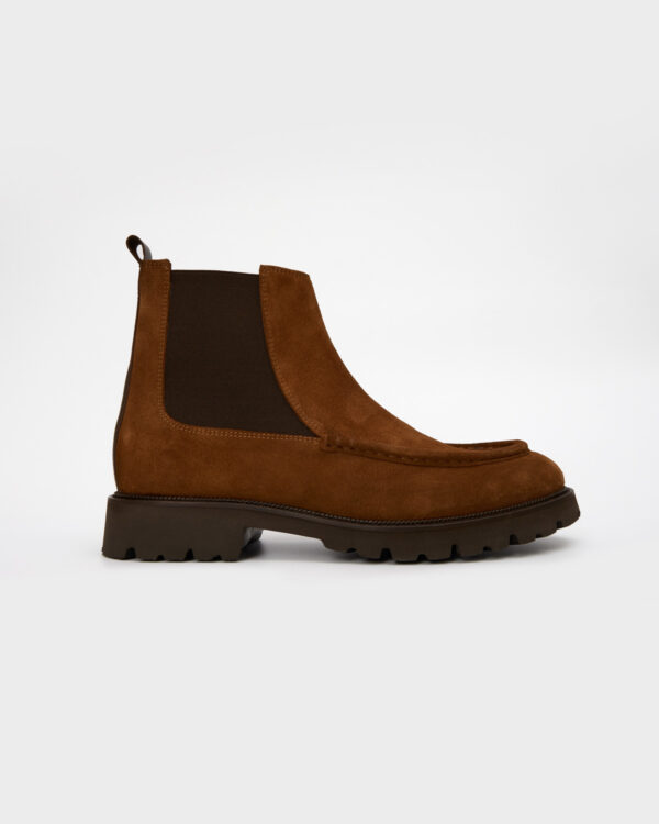 Havana Moc Toe Chelsea Boots