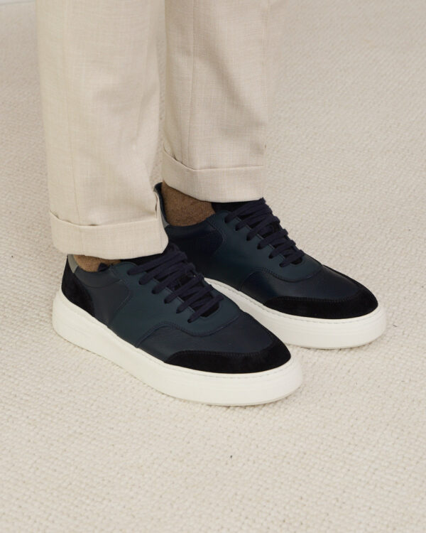 Navy Classic Edge Sneakers