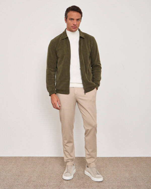 Green Corduroy Light Jacket