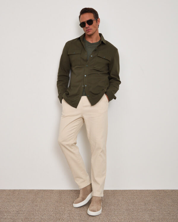 Olive Essential Cotton Light Jacket