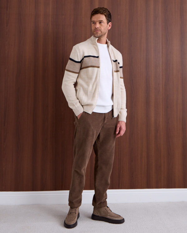 Brown Subtle Corduroy Joggers