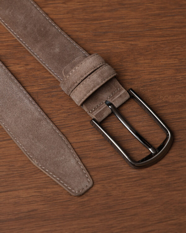 Mocha Timeless Suede Belt