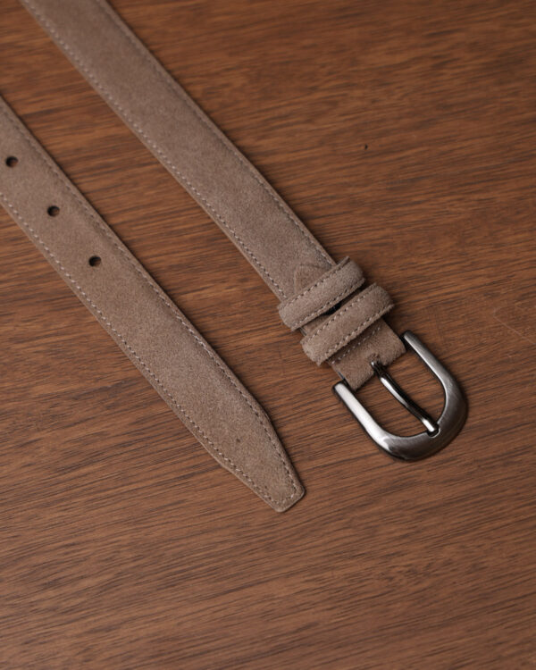 Espresso and Chantilly Suede Belt main image 1