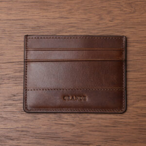 Brown Vintage Leather Card Holder