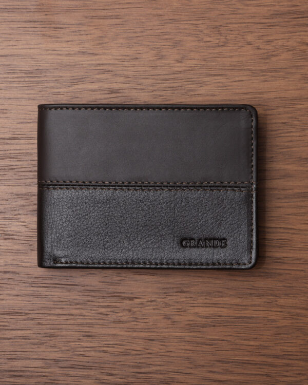 Brown Frame Leather Wallet