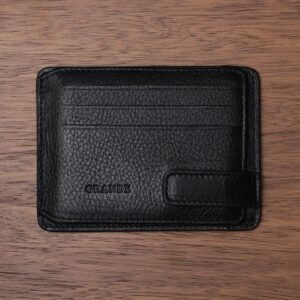 Black Bifold Leather Wallet