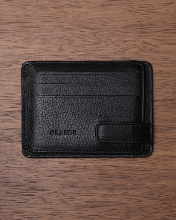 Black Bifold Leather Wallet