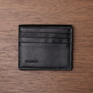 Black Versatile Leather Card Holder
